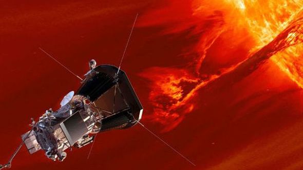 Launched in 2018, NASA's Parker Solar Probe has added to its list of achievements by becoming the first spacecraft to descend into the solar atmosphere and survive the experience. (NASA) 
