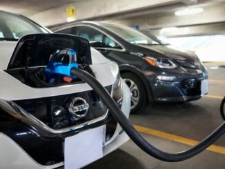 Electric cars may take as long as 10 hours to fully charge at home, while even superchargers at charging stations take 30–40 minutes to provide a full charge. New research suggests “quantum charging” could cut the time to mere seconds. File photo. (Drew Angerer/Getty Images)