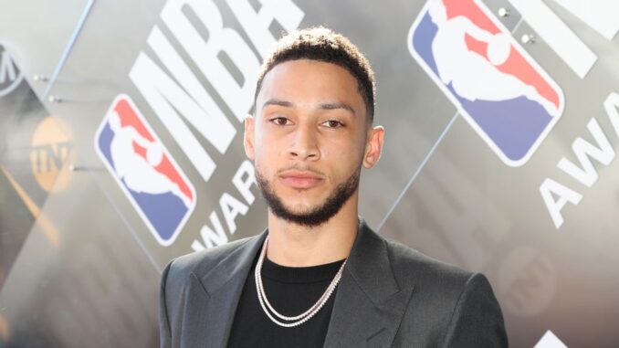 feat_7428247b-9dae-426c-a9a3-61b31f8f3a09 The Brooklyn Nets and Philadelphia 76ers completed a blockbuster trade centered around former MVP James Harden and former No. 1 pick and NBA All-Star Ben Simmons (pictured), who had been disgruntled and holding out for the season. (Joe Scarnici/Getty Images for Turner Sports)