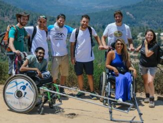Paratrek enables people with disabilities to enjoy hiking in nature and promotes empowerment, integration and understanding. (Yoav Alon)