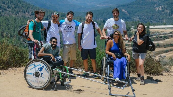 Paratrek enables people with disabilities to enjoy hiking in nature and promotes empowerment, integration and understanding. (Yoav Alon)