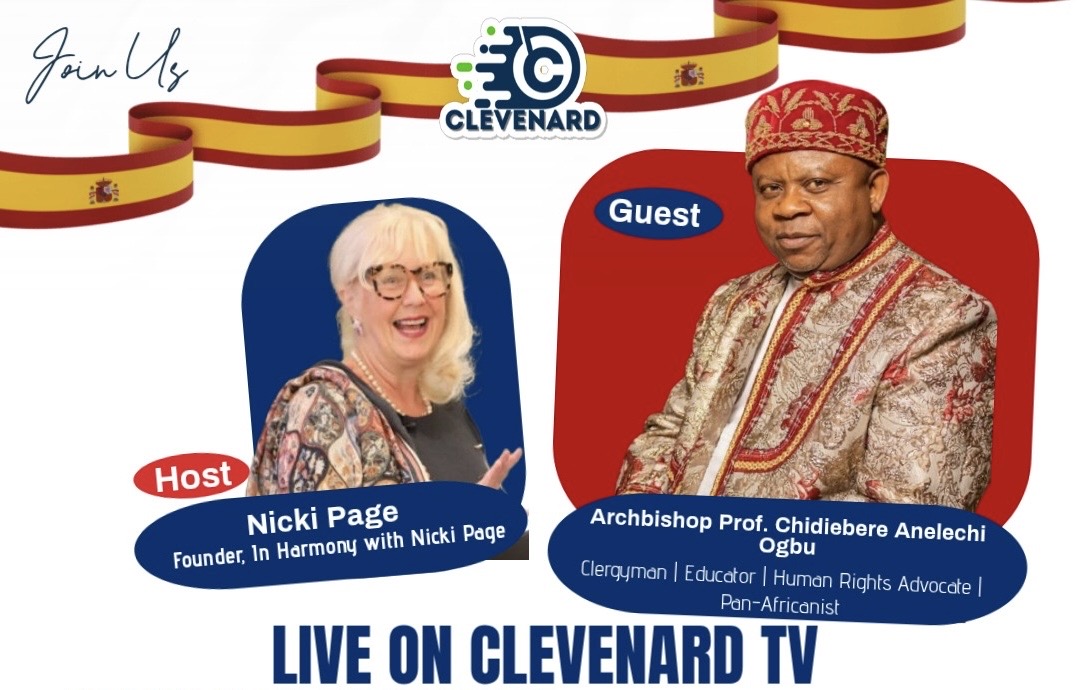 Clevenard TV announces an exclusive interview with Archbishop Prof. Chidiebere Anelechi Ogbu, a distinguished global faith leader